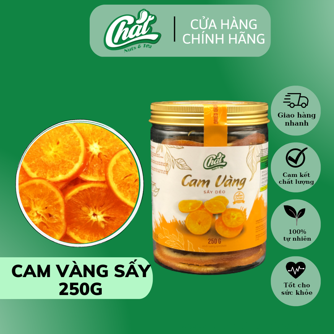 Cam sấy dẻo 250g